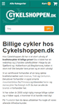 Mobile Screenshot of cykelshoppen.dk